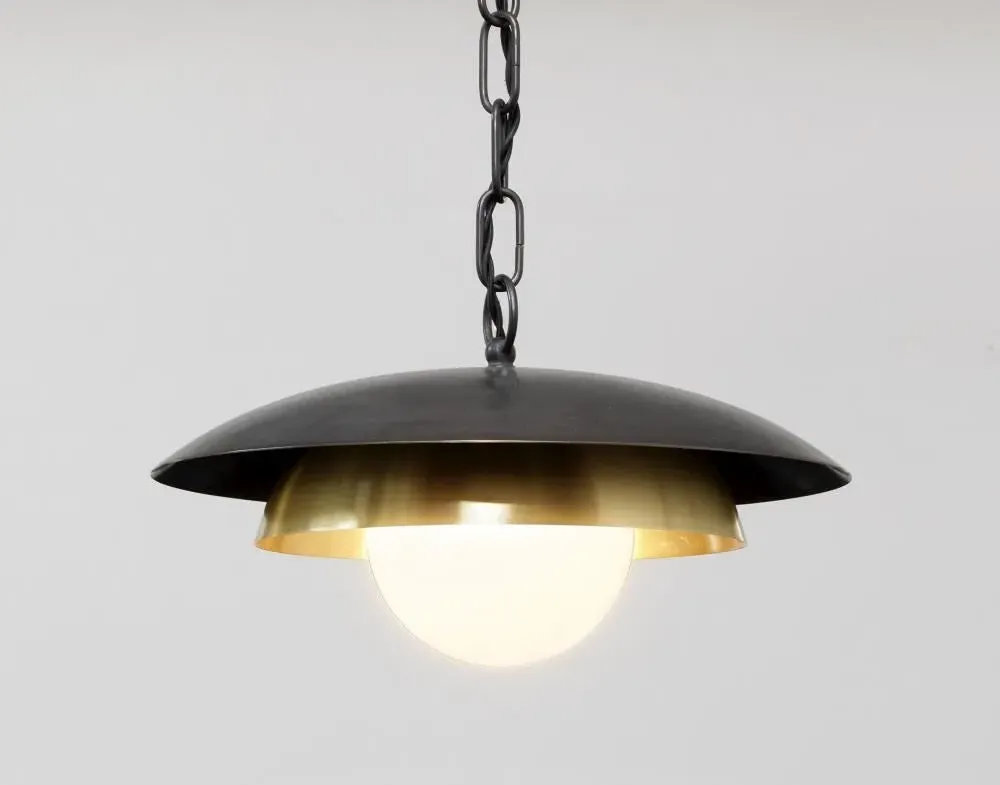 Pendant Light with Diffuser - Bronze, Metal