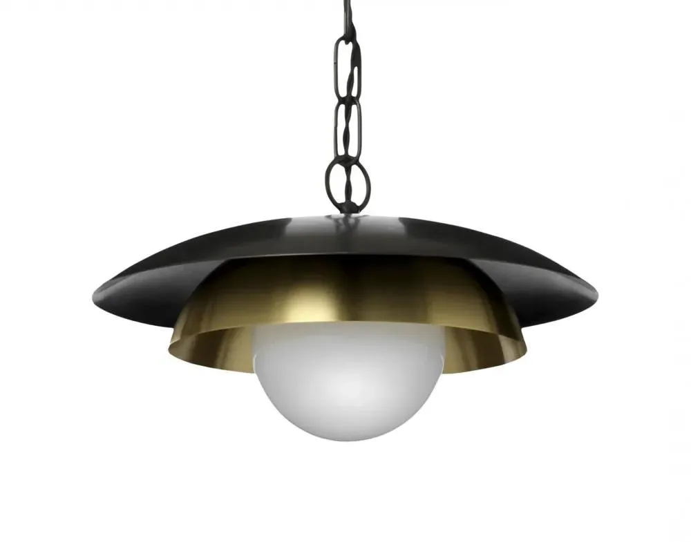 Pendant Light with Diffuser - Bronze, Metal image
