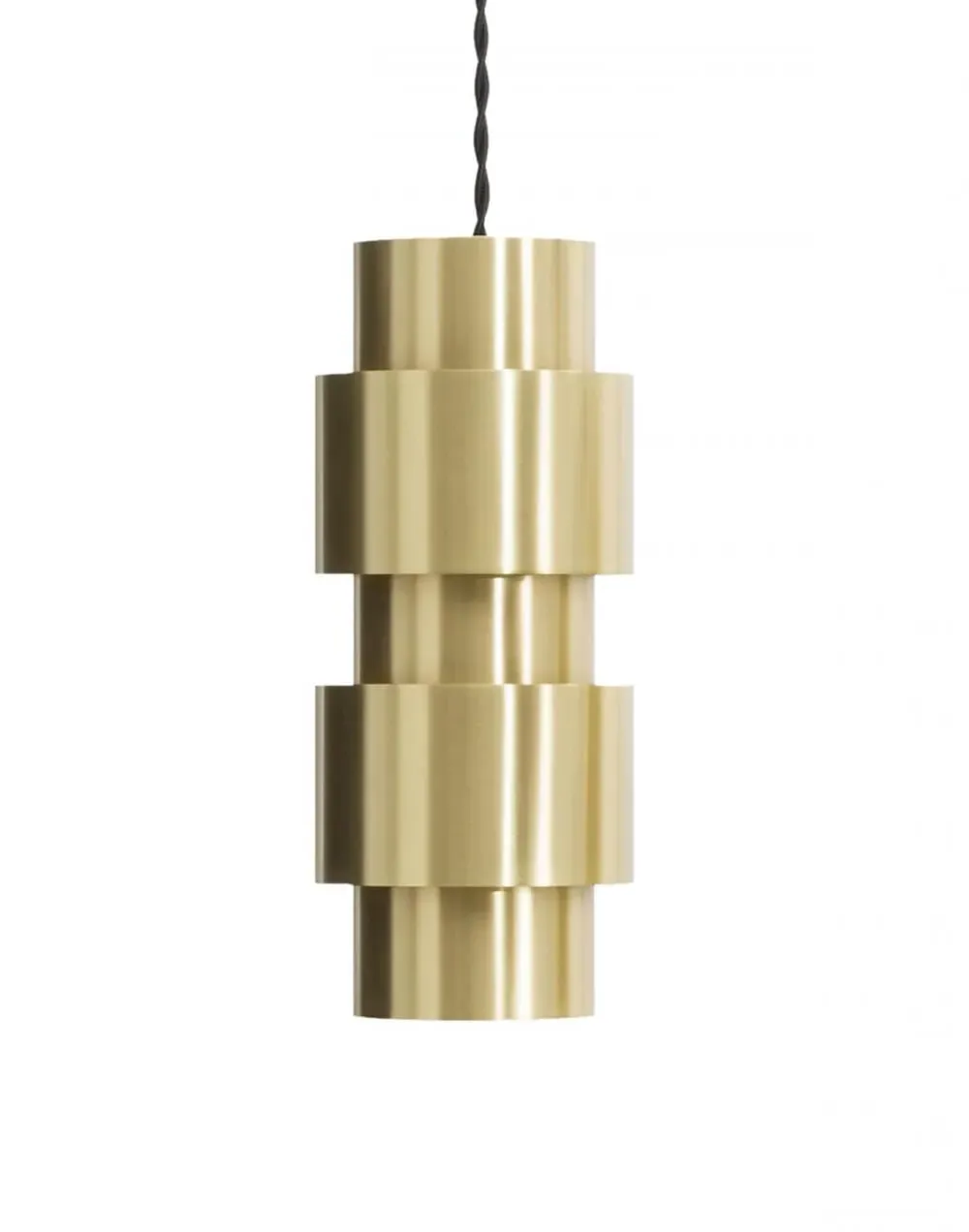 Ring Pendant Light 100cm - Satin Brass, Metal