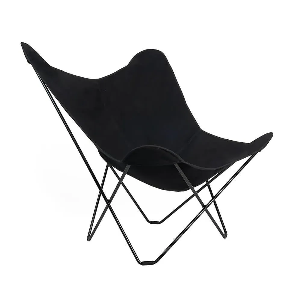 Mariposa Lounge Chair - Off White, Cotton Canvas