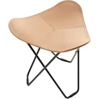Pampa Flying Goose Stool - Natural, Leather