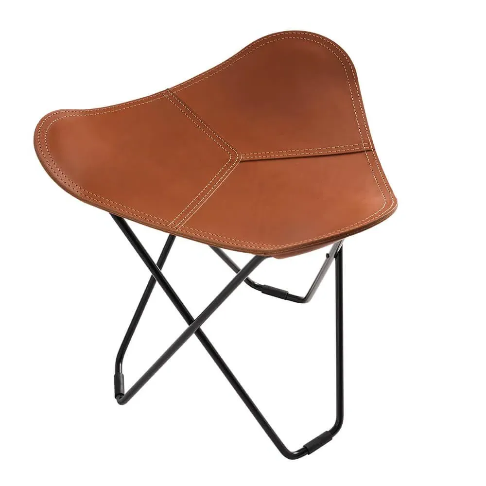 Pampa Flying Goose Stool - Polo, Leather