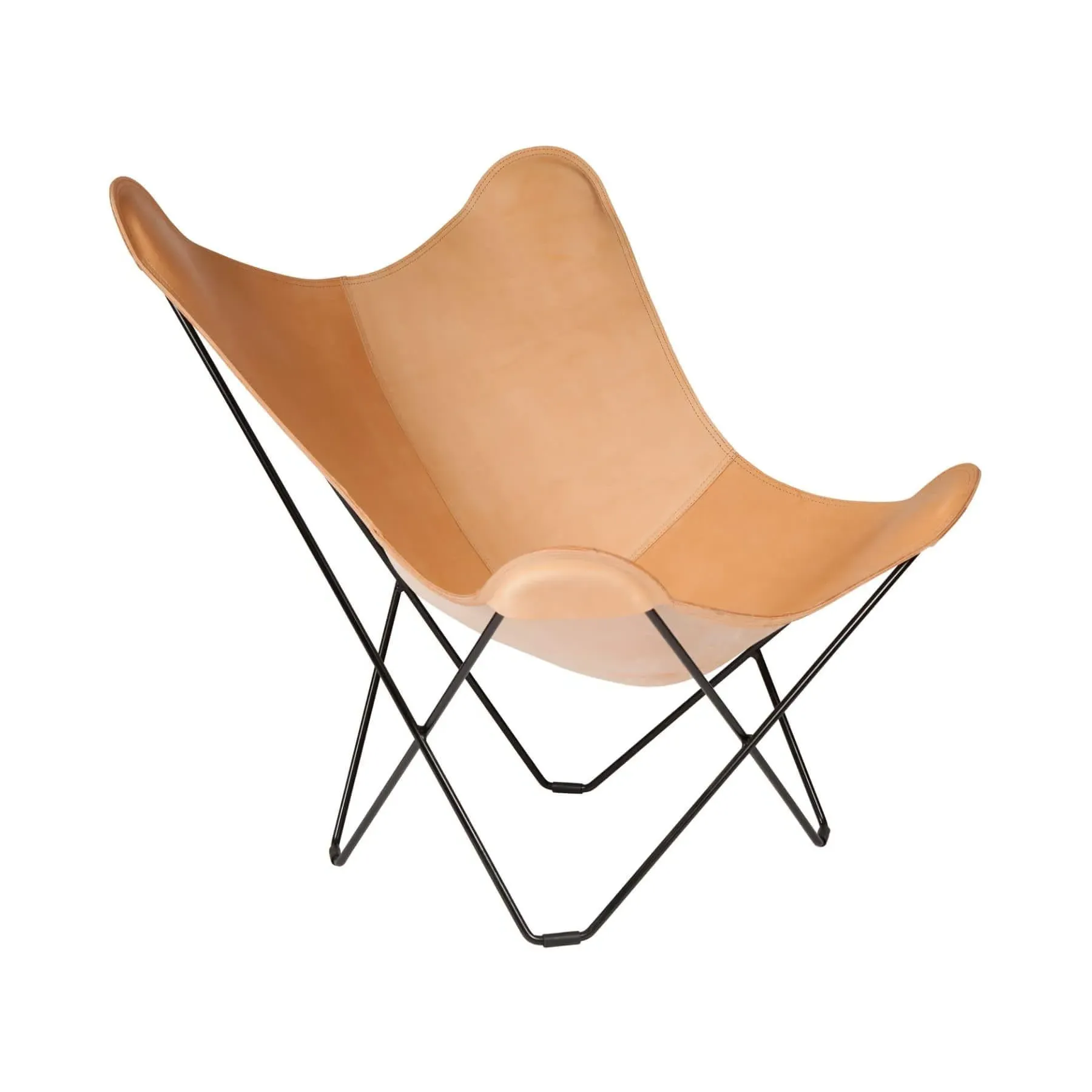 Pampa Mariposa Butterfly Chair - Natural, Leather