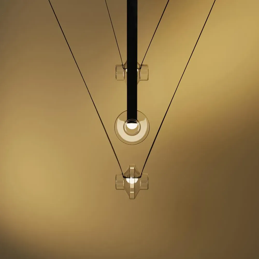 Etat-des-Lieux 140cm Pendant Light 3A - Transparent, Frosted