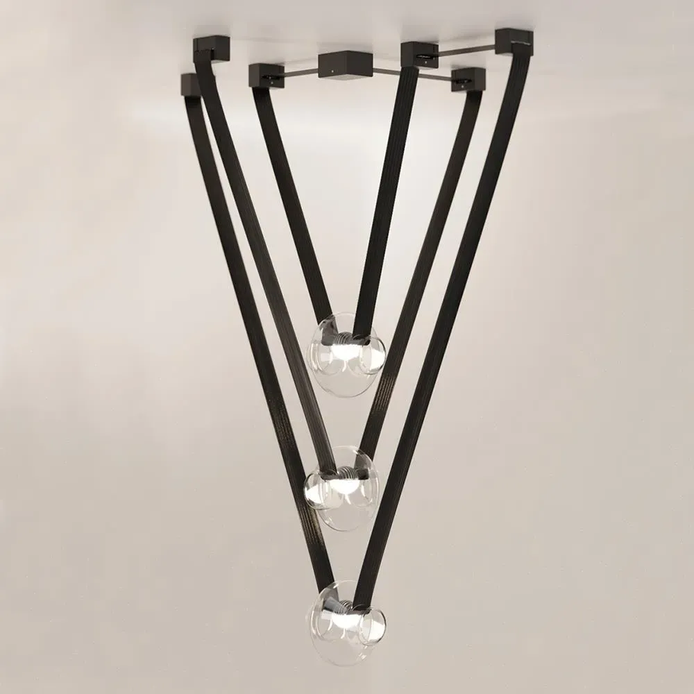 Etat-des-Lieux 140cm Pendant Light 3A - Transparent, Frosted
