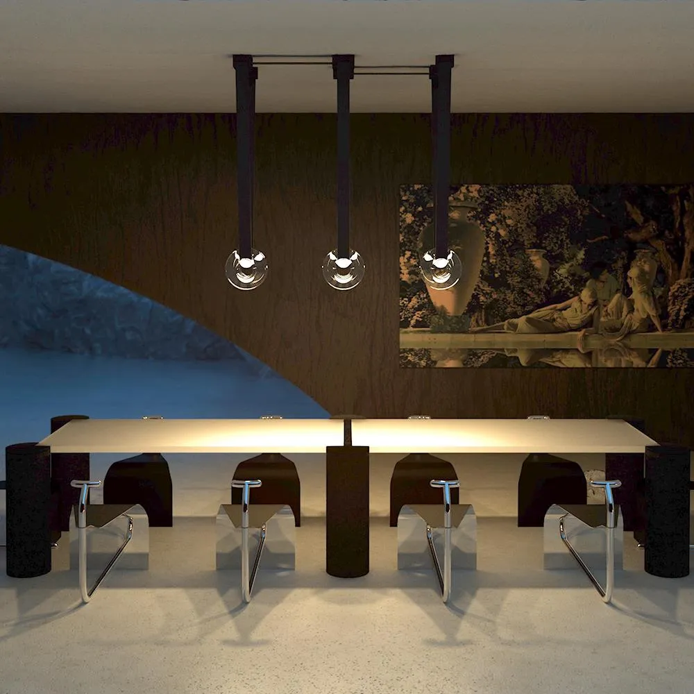 Etat-des-Lieux 61cm Pendant Light 3B - Transparent, Frosted