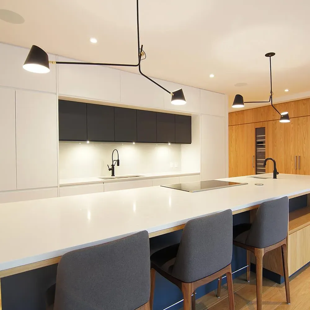 Hartau Double Ceiling Light - Matt Black