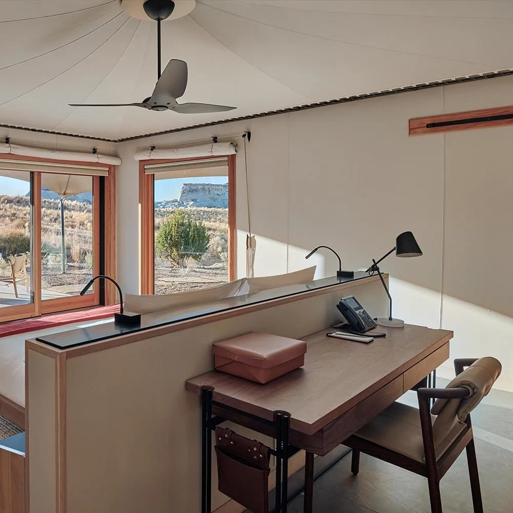 Hartau Table Light - Matt Black, Oxidized