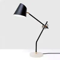 Hartau Table Light - Matt Black, Oxidized