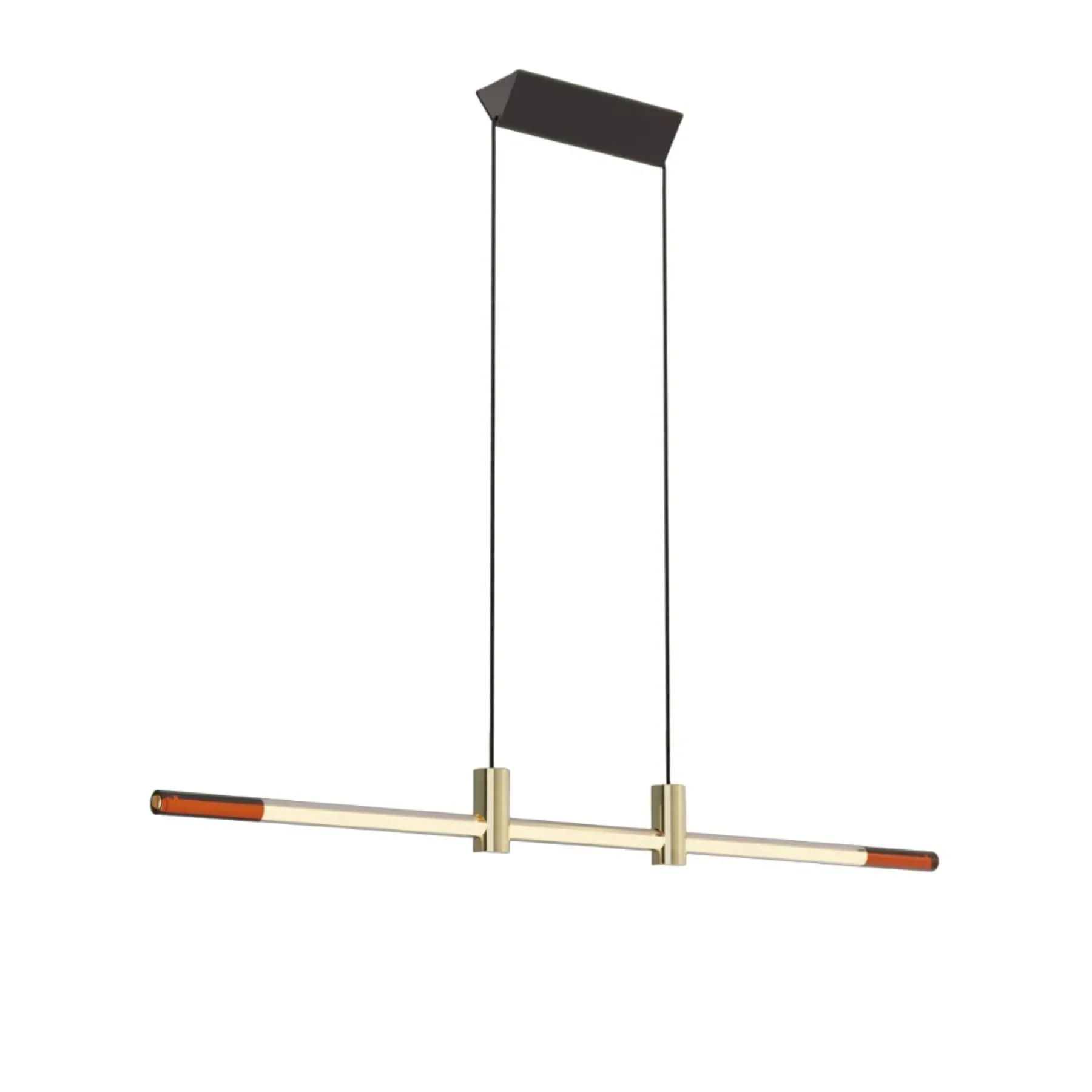 Ra Line Large Pendant Light - Amber Gold