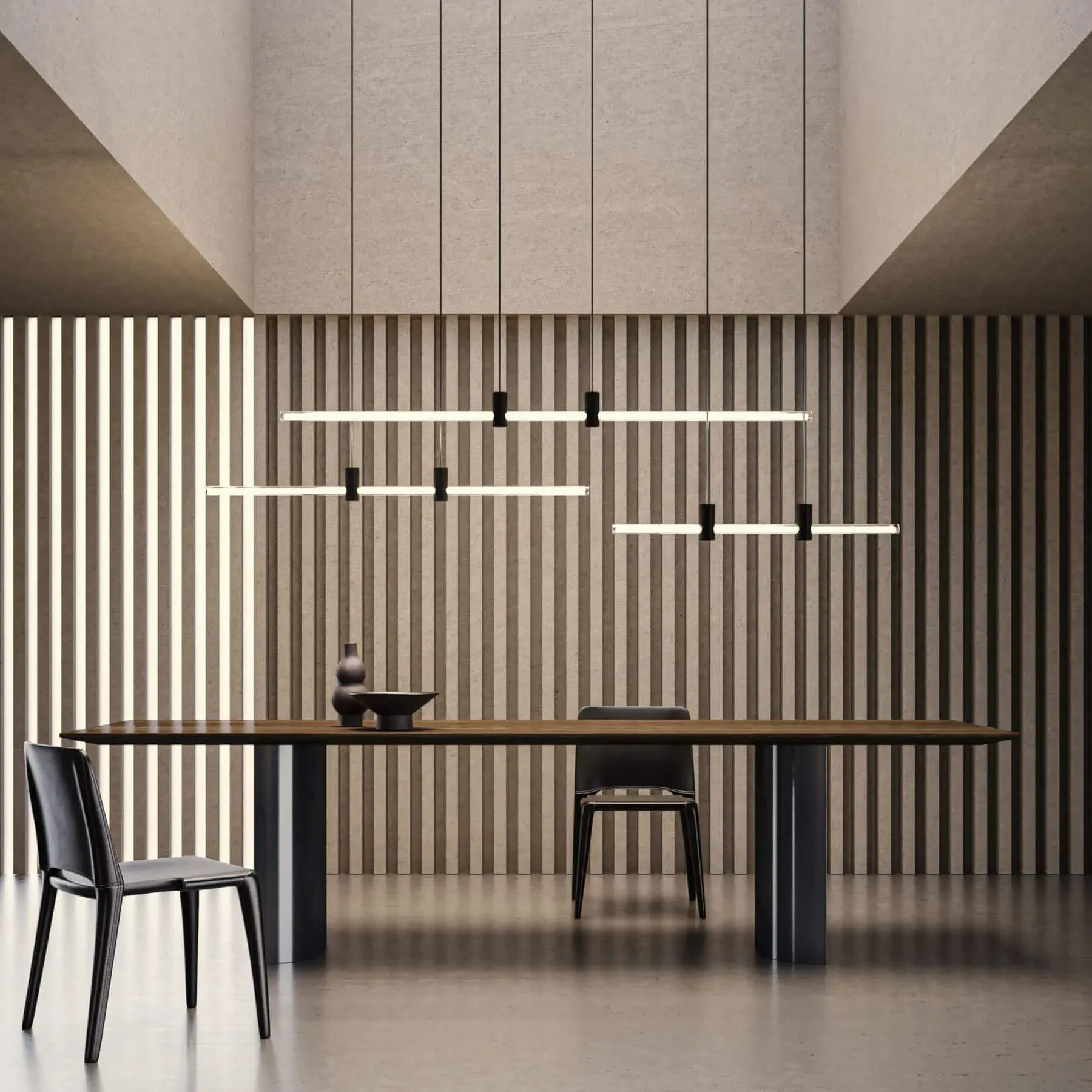 Ra Line Large Pendant Light - Clear