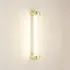 40cm LED Wall Light with Diffuser - Brass