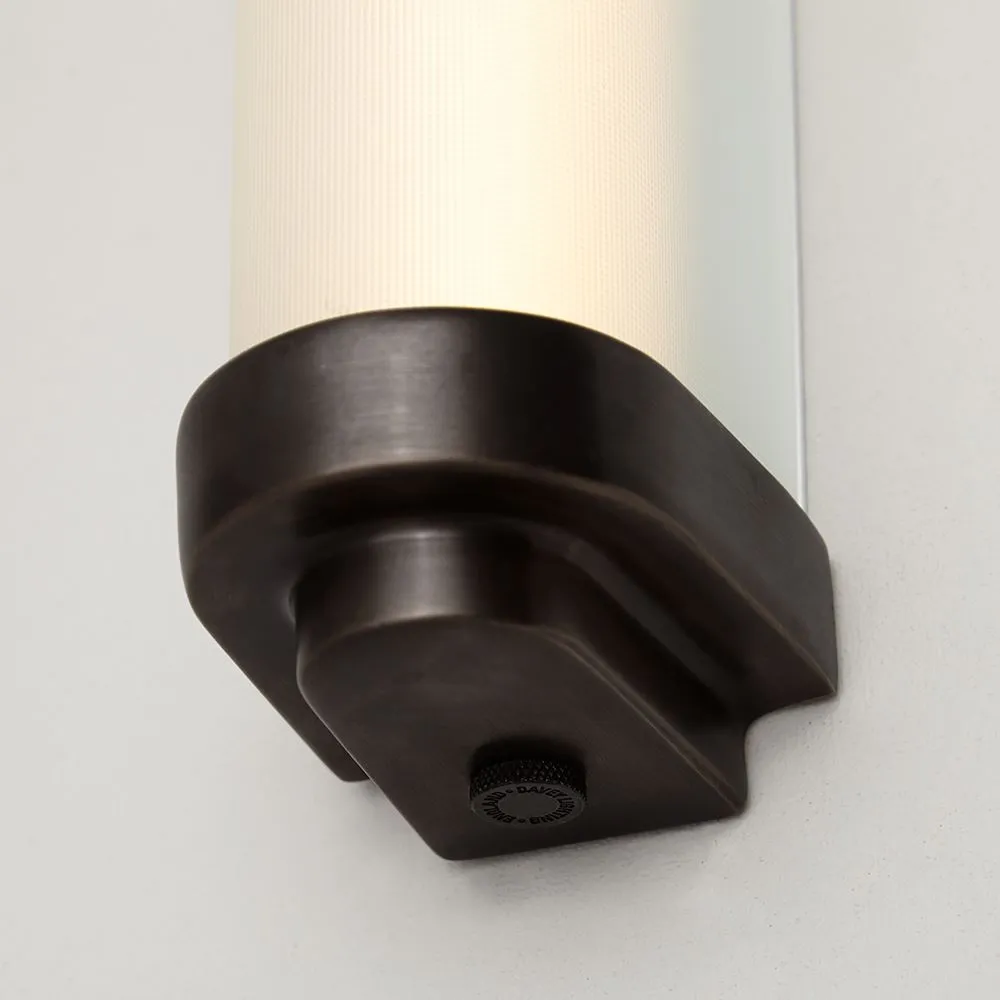 60cm LED Wall Light with Diffuser - Brass