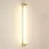 60cm LED Wall Light with Diffuser - Brass