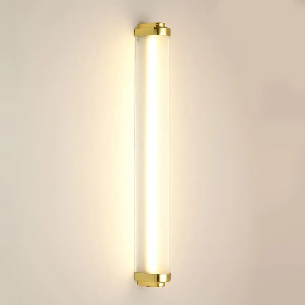 60cm LED Wall Light with Diffuser - Brass
