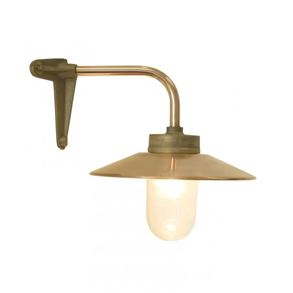 Angled Wall Light Corner Fork - Galvanised