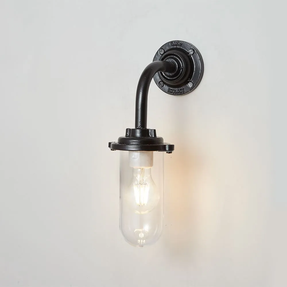 Bracket Wall Light Round Base - Black, Metal