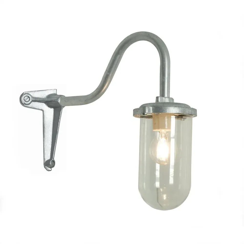 Corner Wall Light Swan Neck - Black, Metal image