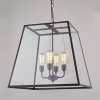 Extra Large Pendant Light Industrial - Glass