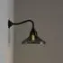 Glass School Wall Light - Anthracite