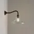 Glass School Wall Light - Clear Glass