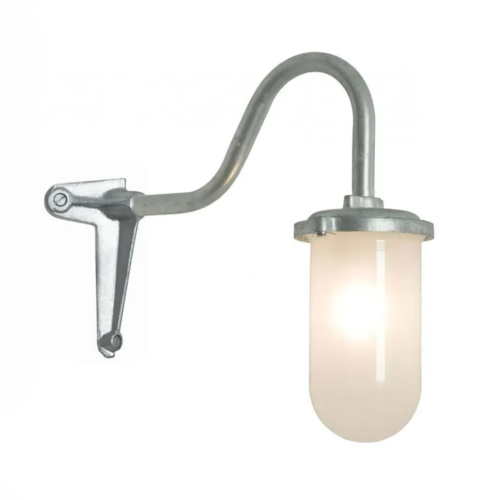 Large Wall Light with Clear Glass - Black, Steel