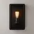 Medium Box Wall Light IP44 - Frosted Glass, Brass