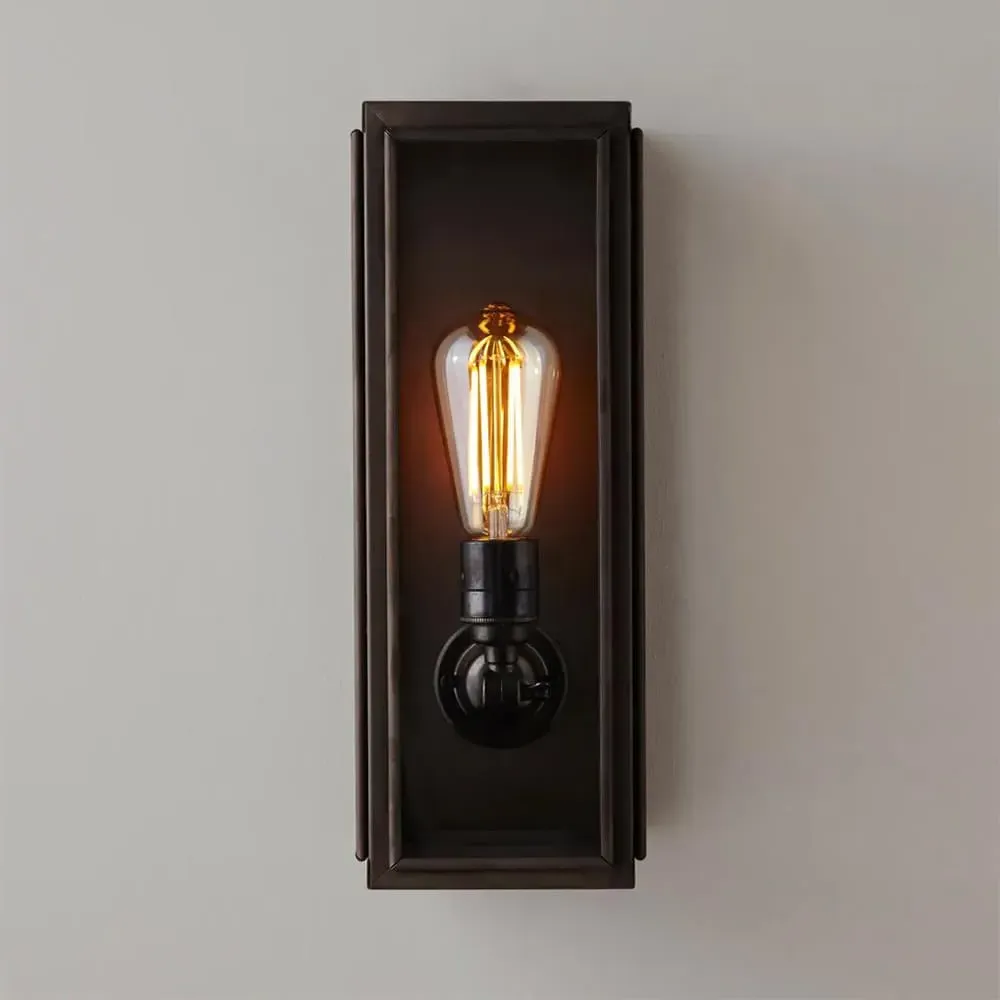 Narrow Box Light - Clear, Internally Glazed