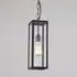 Narrow Box Pendant Light - Polished Nickel, Clear Glass