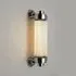 Offset Wall Light with Glass Rods - Chrome