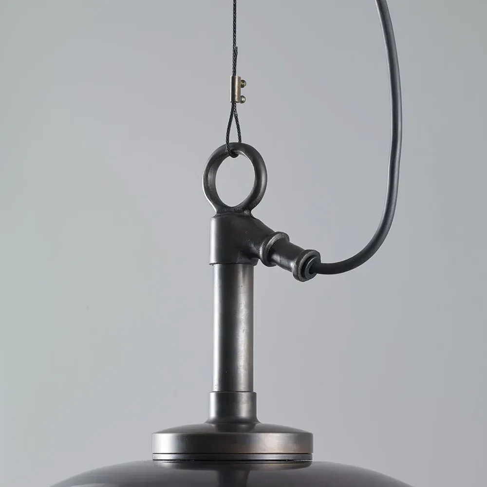 Pendant Light with Reflector - Frosted Glass