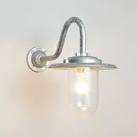 Round Bracket Light 100W - Clear Glass