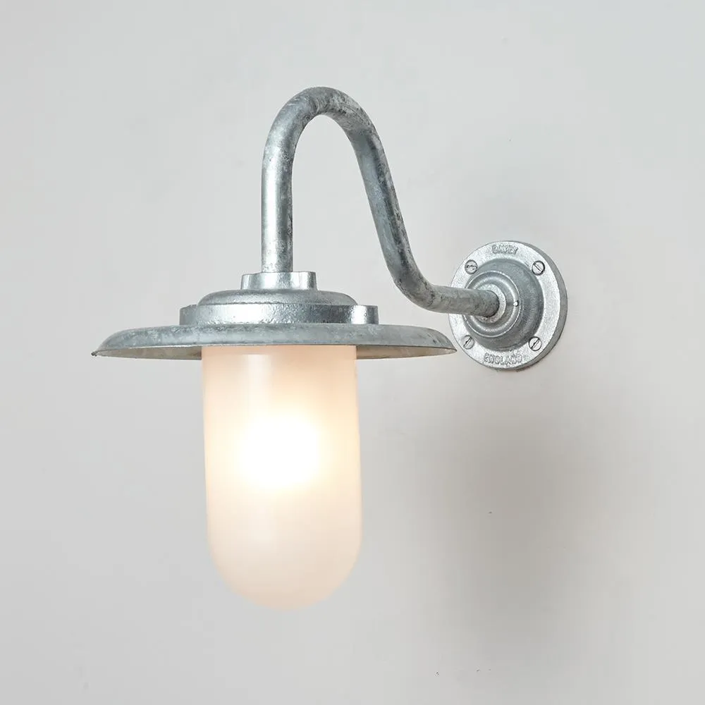 Round Bracket Light 100W - Opal Glass