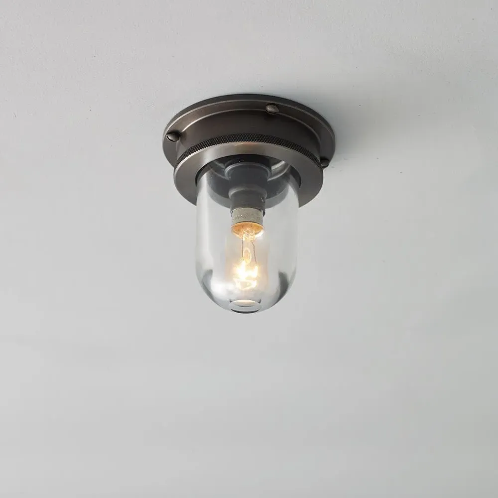 Ship's Companionway Standard Wall Light - Polished Brass