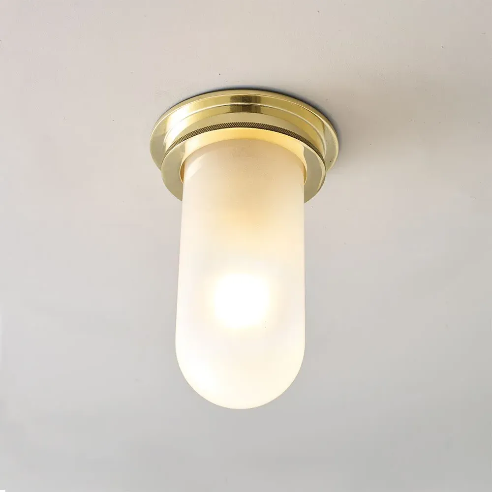 Ship's Companionway Standard Wall Light - Polished Brass