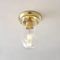 Ship's Companionway Standard Wall Light - Polished Brass