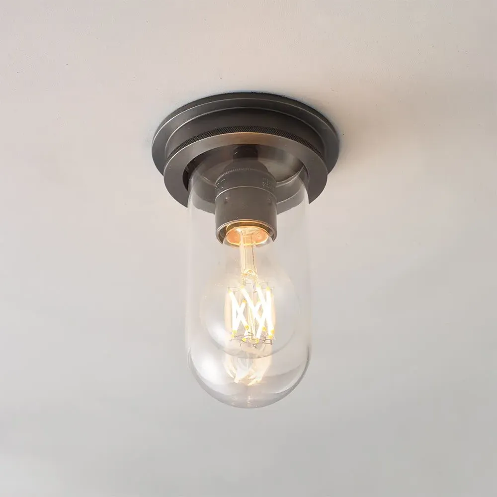 Ship's Companionway Standard Wall Light - Weathered Brass