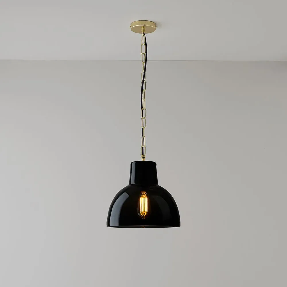 Size 2 Pendant Light - Anthracite, Glass
