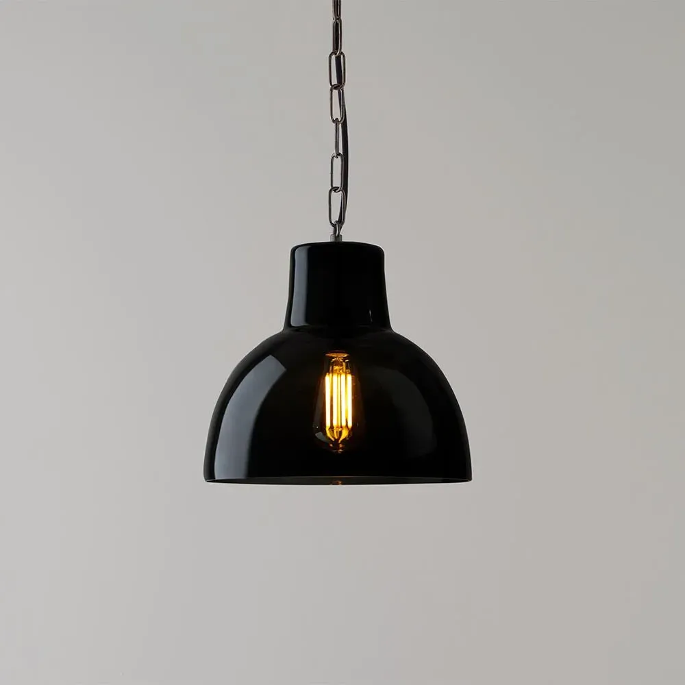 Size 2 Pendant Light - Anthracite, Glass