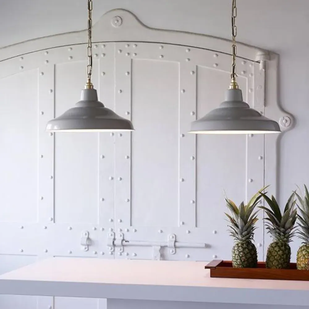 Spun Pendant Light with Chain - Copper, Metal