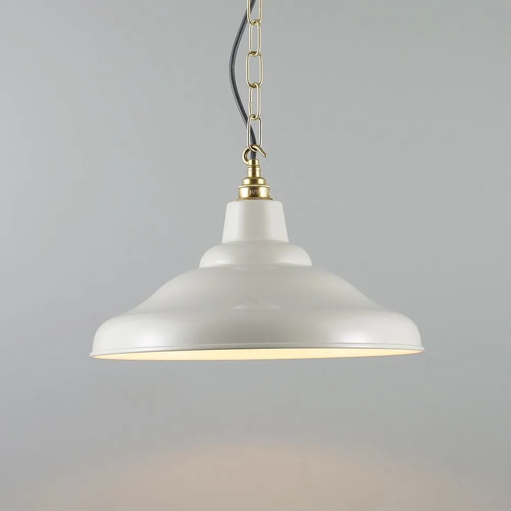 Spun Pendant Light with Chain - Copper, Metal