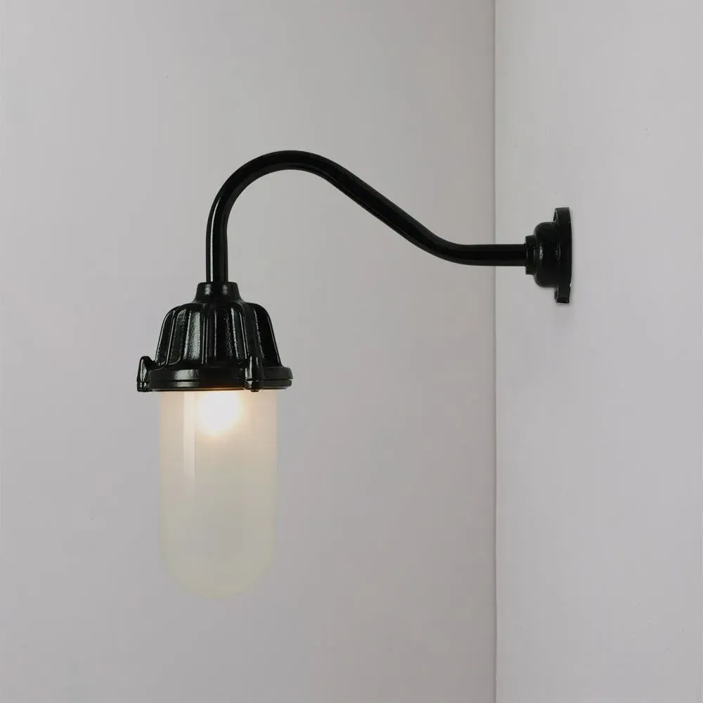 Wall Light with Swan Neck - Anodised, Aluminium