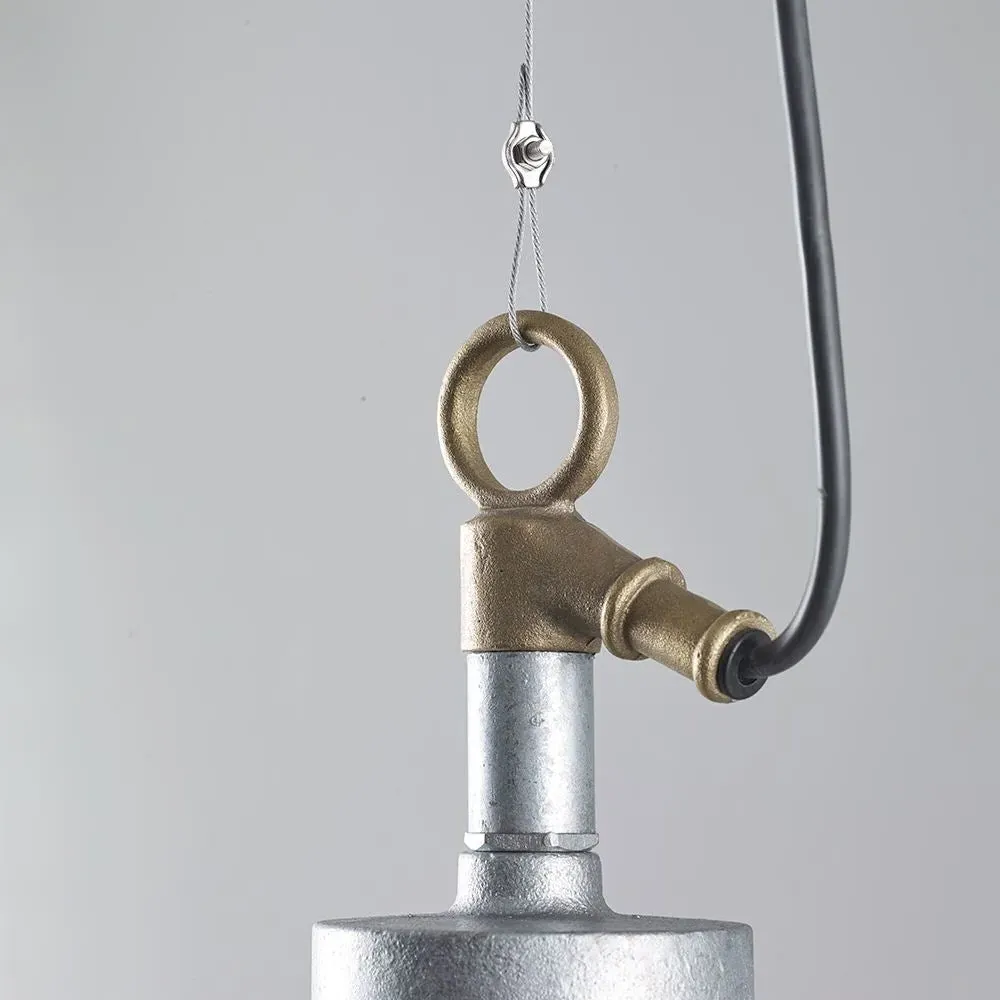 Well Glass Pendant Light - Clear Glass