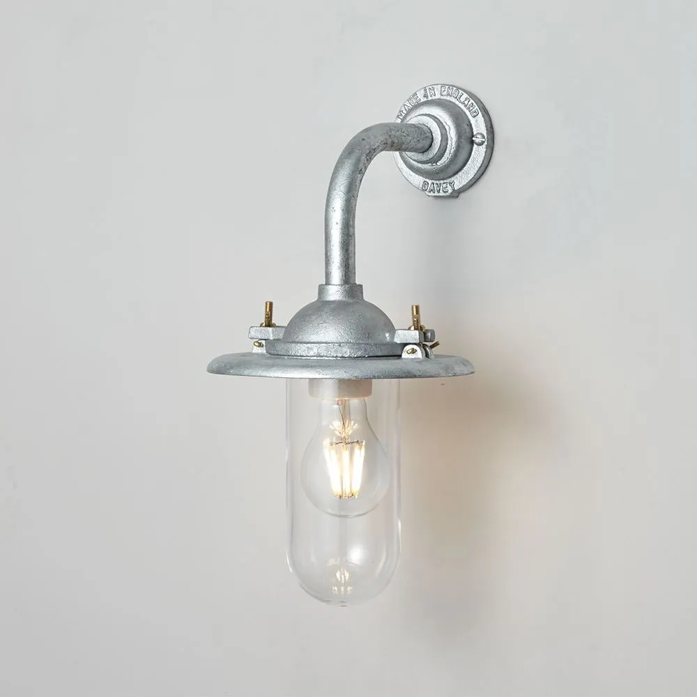 Wing-nut Well Glass Light - Gunmetal, Clear Glass