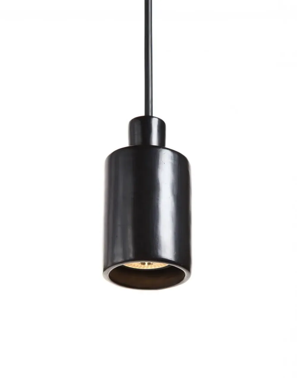 Can Regular Pendant Light - Black, Barro Negro Clay