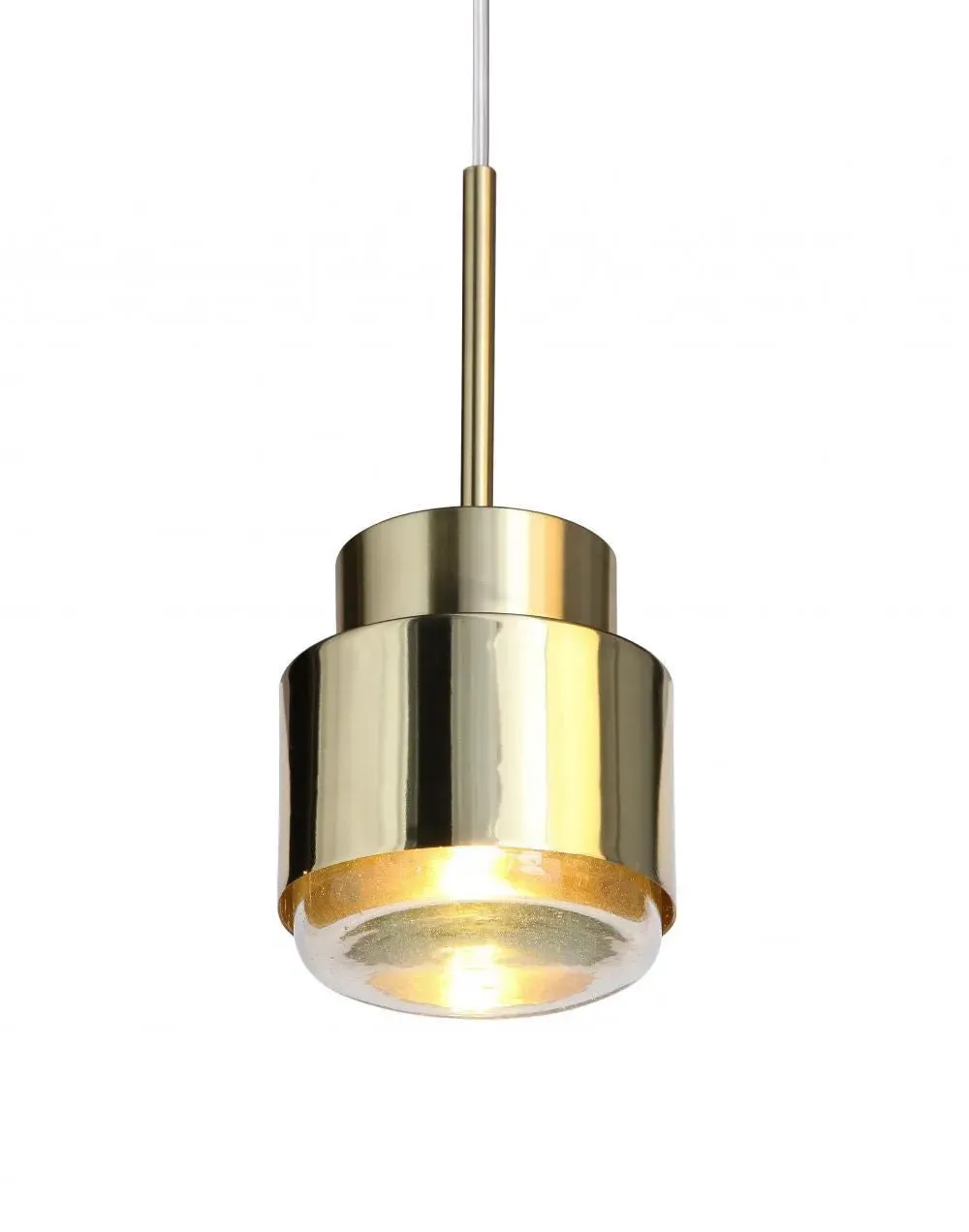 Cupallo Pendant Light - Brass, Glass