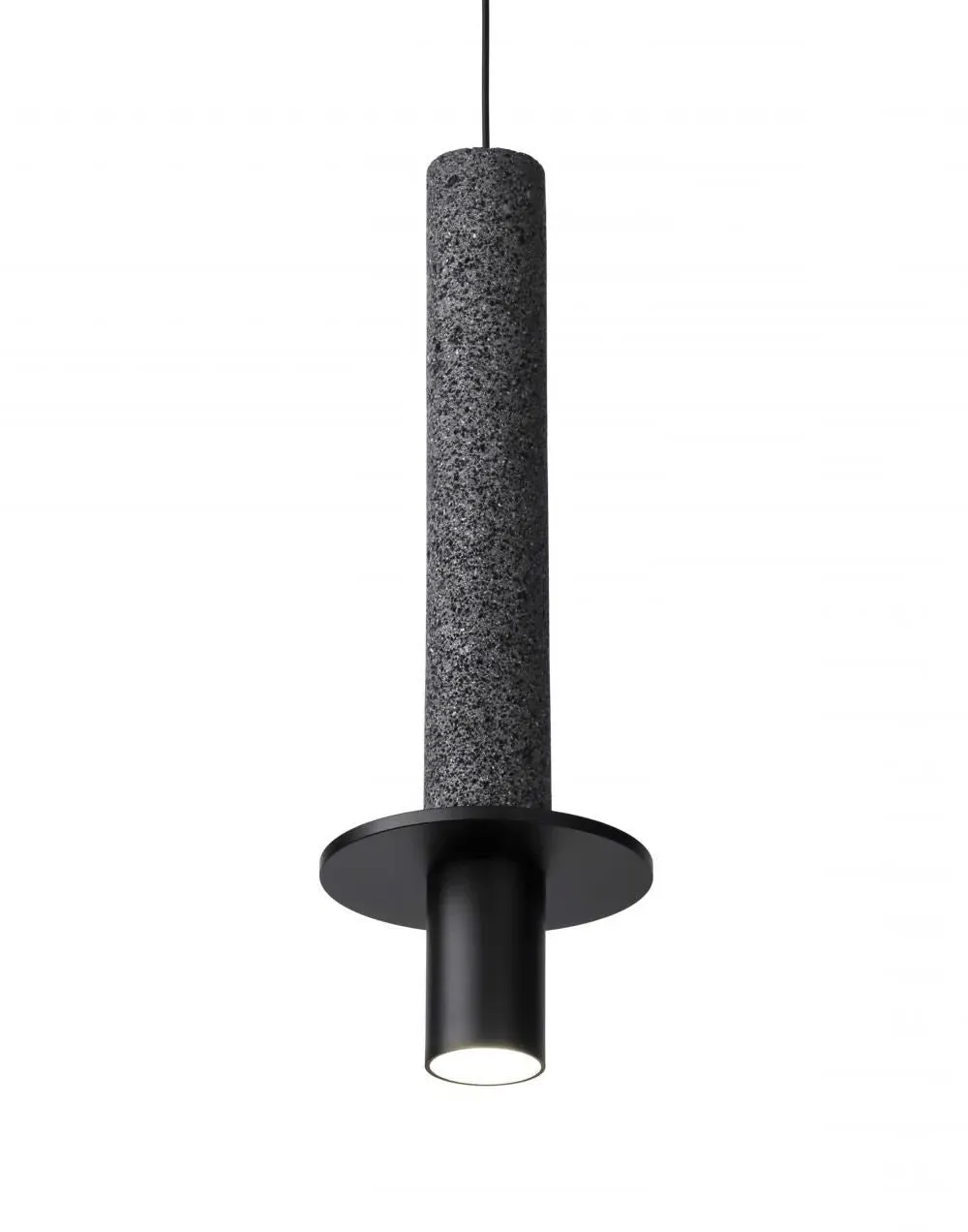 Cylindrical Pendant Light - White