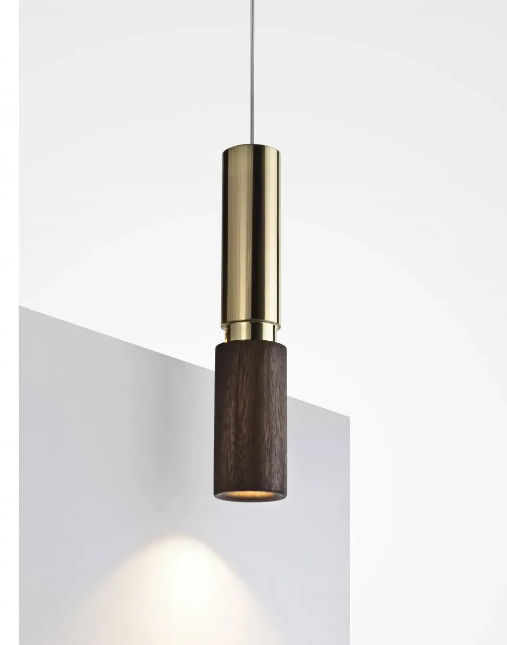 Pendant Light with Tubular Design - Black