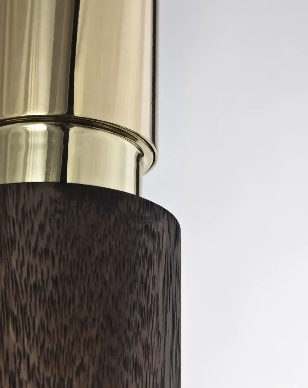 Tubular Pendant Light - Brass