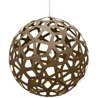 Coral Extra Large Pendant Light - Natural, Bamboo